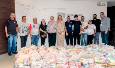 Campanhas solidárias do Manauara Shopping distribuíram mais de duas toneladas de alimentos para projetos sociais em 2025