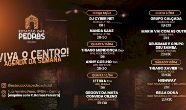 Estação das Pedras lança programação semanal com música ao vivo e experiências culturais em Manaus