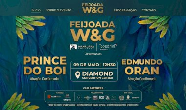 Feijoada W&G 2026 confirma Edmundo Oran e Prince do Boi em edição renovada no Diamond Convention Cente