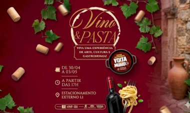 Vino & Pasta leva experiência gastronômica ao Festival Volta ao Mundo em Manaus
