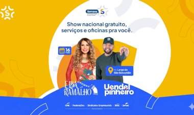 Elba Ramalho vai embalar noite de grandes sucessos no Largo de São Sebastião no dia 16 de maio