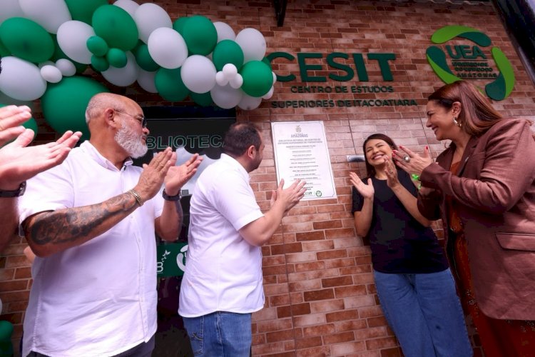 Governador Roberto Cidade inaugura biblioteca da UEA em Itacoatiara e fortalece ensino superior no interior do Amazonas