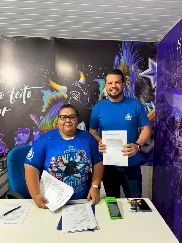 Diego Mascarenhas e Edwan Oliveira oficializam candidatura à presidência do Boi Caprichoso